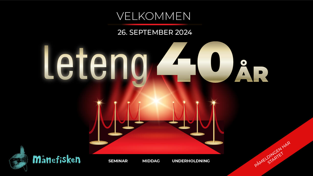 Velkommen til 40 års jubileum